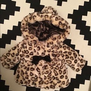 NWOT Pistachio Cheetah Coat
